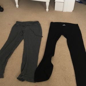 BRANDY MELVILLE WIDE LEG YOGA/SWEATPANTS